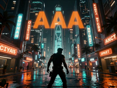 Electric Market - AAA action game in a cyberpunk megacity on PS5